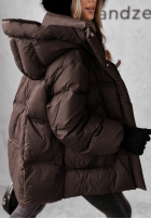 Puchowa Geacă Watch It Snow ciocolatie