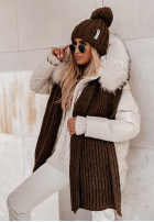 Pleciony Sal z wełną Laponia ciemnoczekoladowy