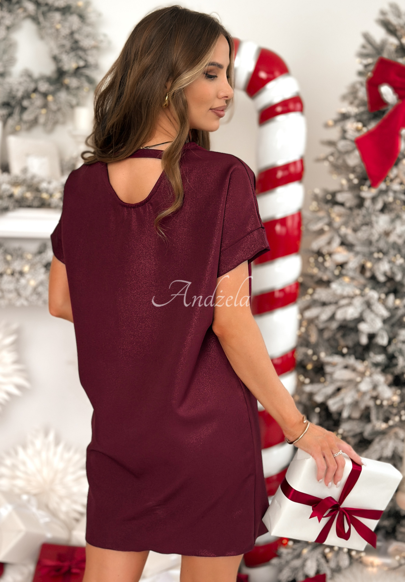 Rochie mini strălucitoare Sparkling Christmas Lights