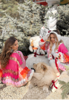 Krótki ozdobnie pleciony Cardigan Cup Of Hot różowo-bej