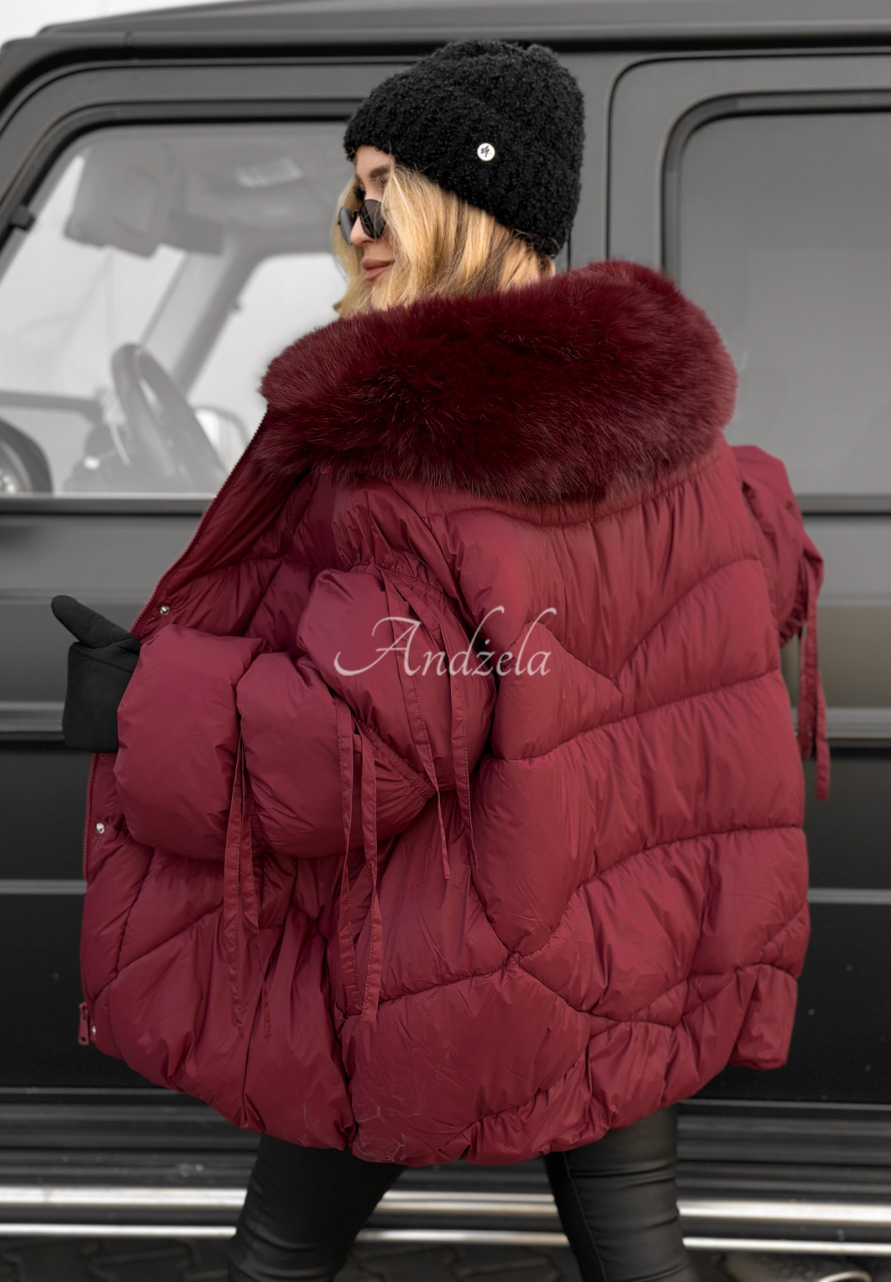 Geacă matlasată cu blăniță Cold Without You