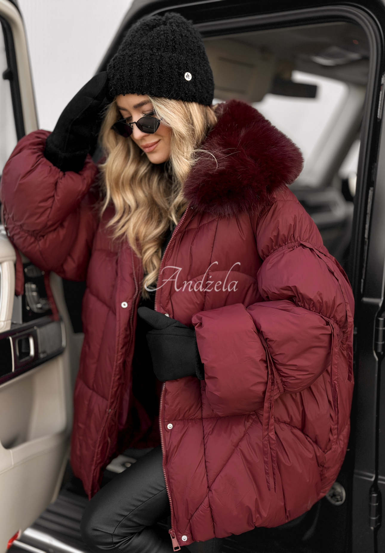 Geacă matlasată cu blăniță Cold Without You