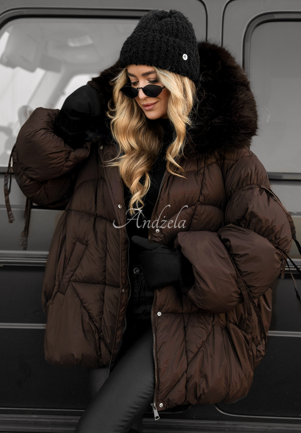 Geacă matlasată cu blăniță Cold Without You