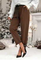 din material textil Pantaloni z kryształkami Dazzling Choice ciocolatii