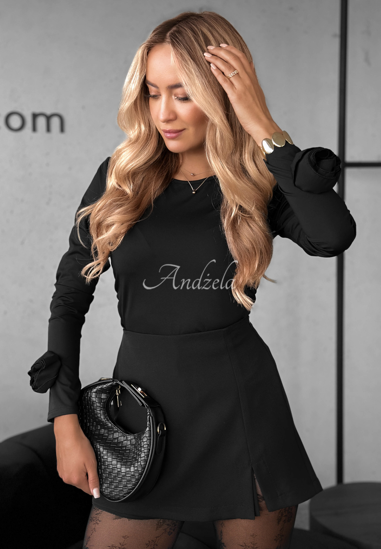 Bluză cu trandafiri decorativi Rose All Day