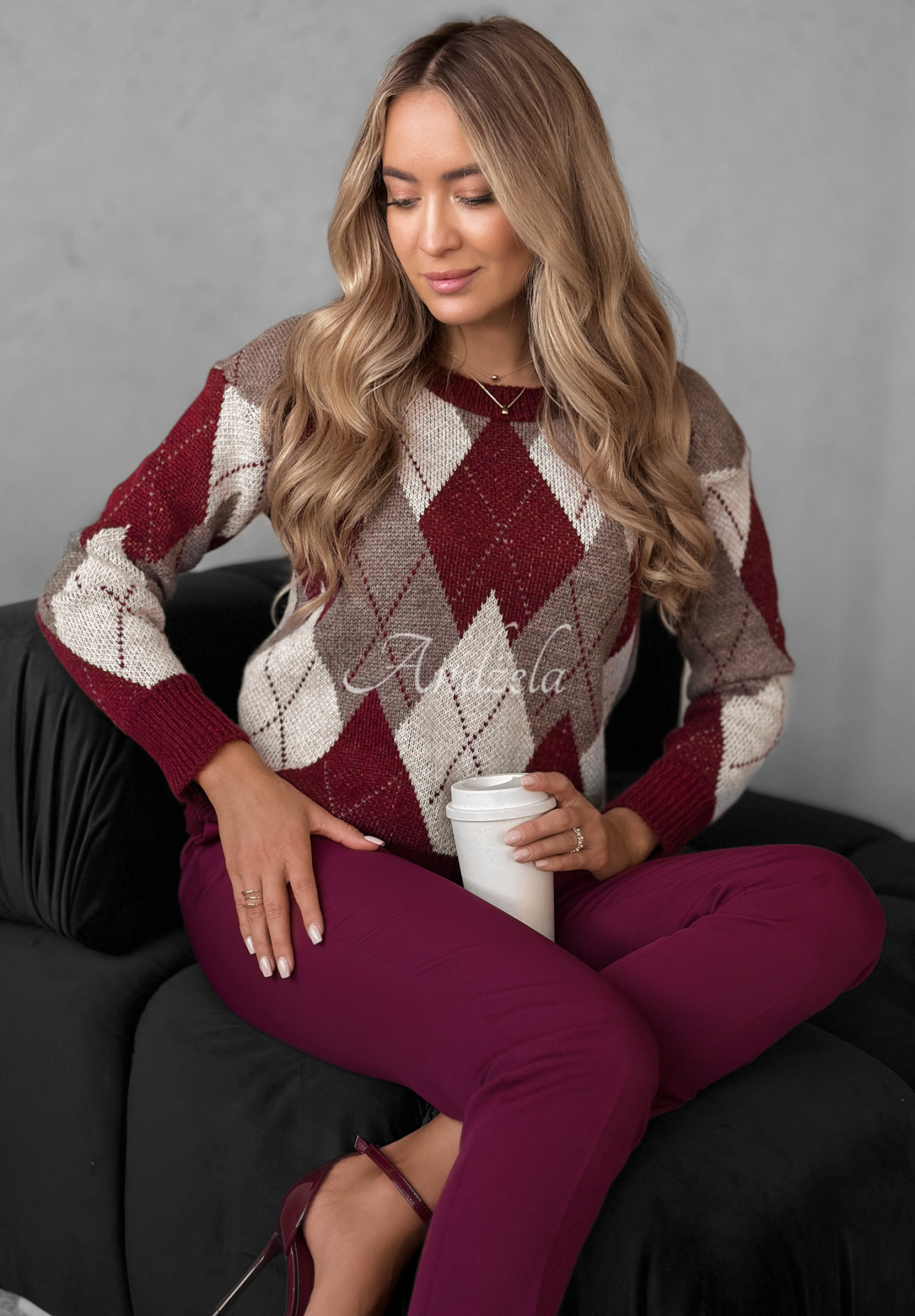 Pulover cu diamante Lone Pine