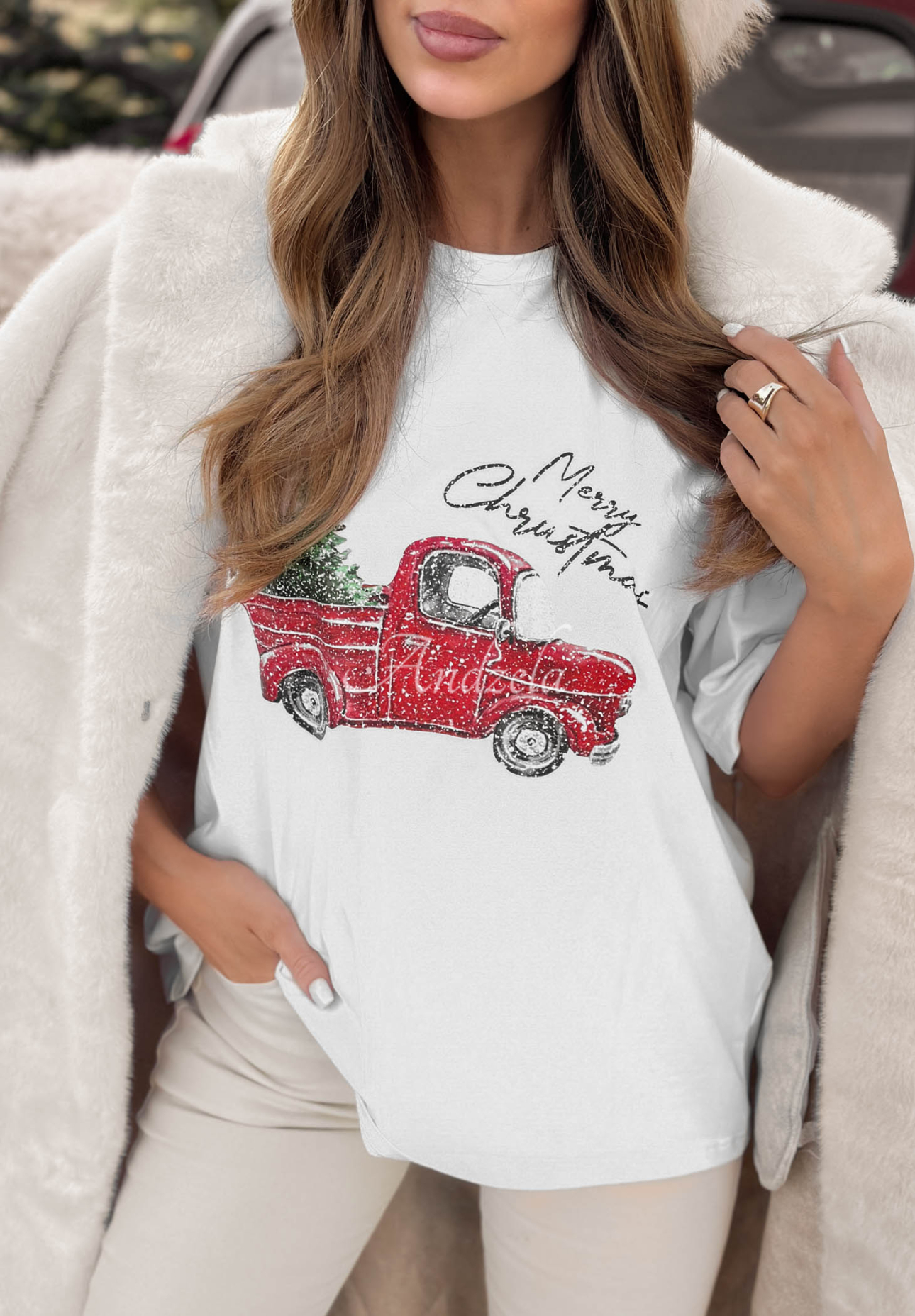 Tricou de Crăciun cu imprimeu Merry Times