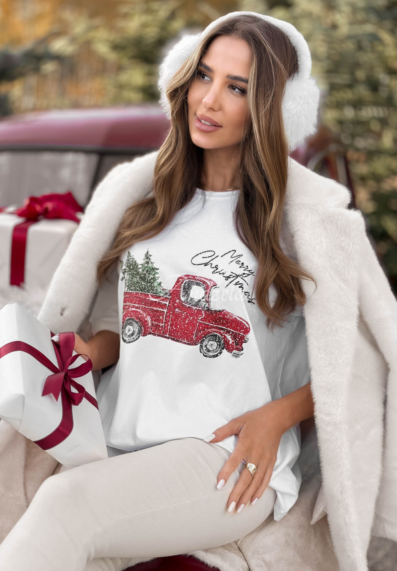 Tricou de Crăciun cu imprimeu Merry Times