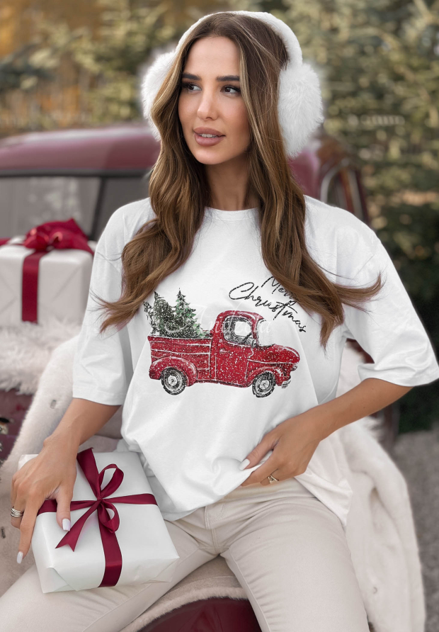 Tricou de Crăciun cu imprimeu Merry Times