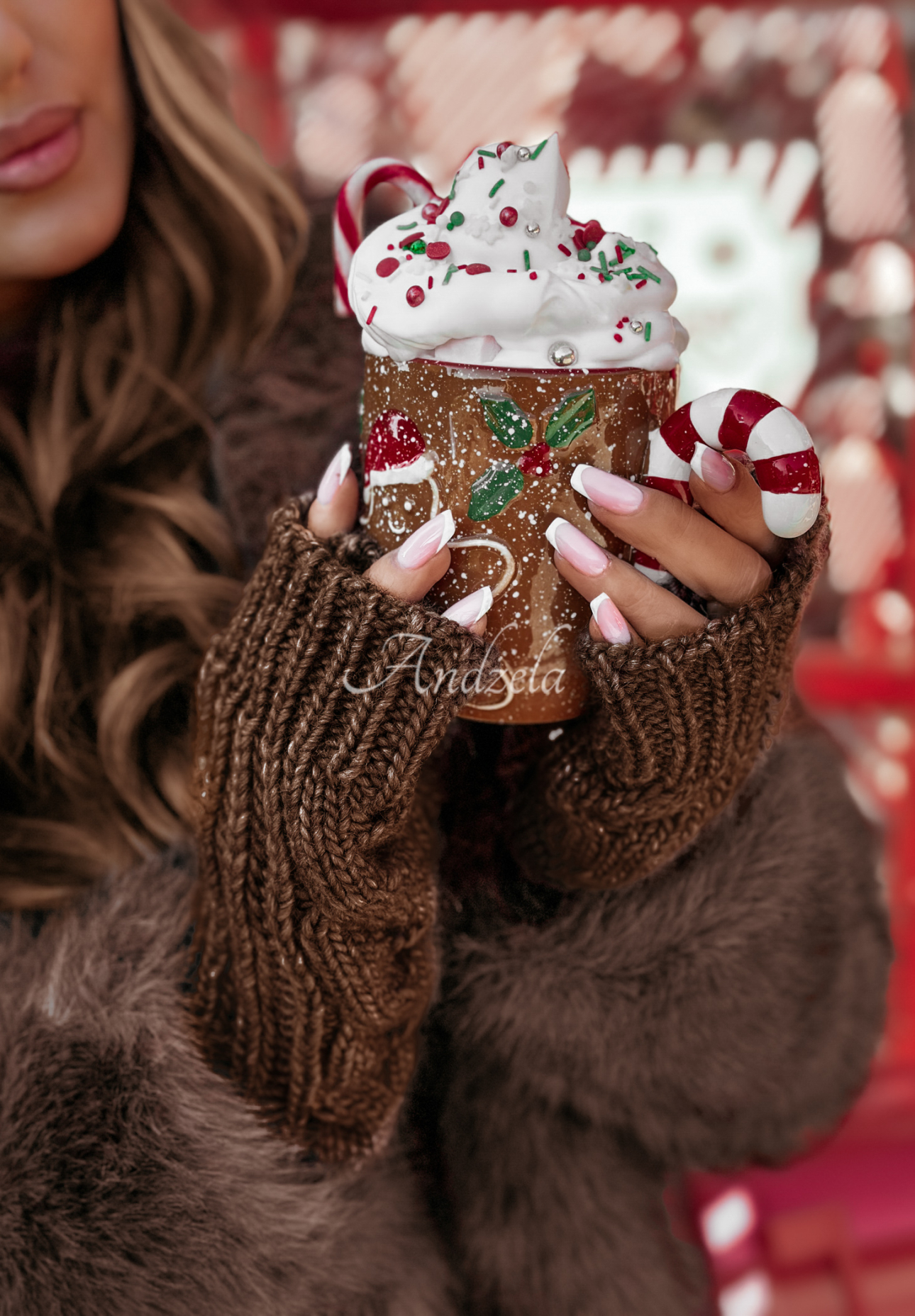 Mănuși împletite Winter Wishes