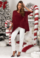 Pulover alpaka oversize Touches Heaven negru