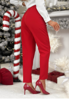 Spodnie Pantaloni de tip țigaretă No Idea roșii