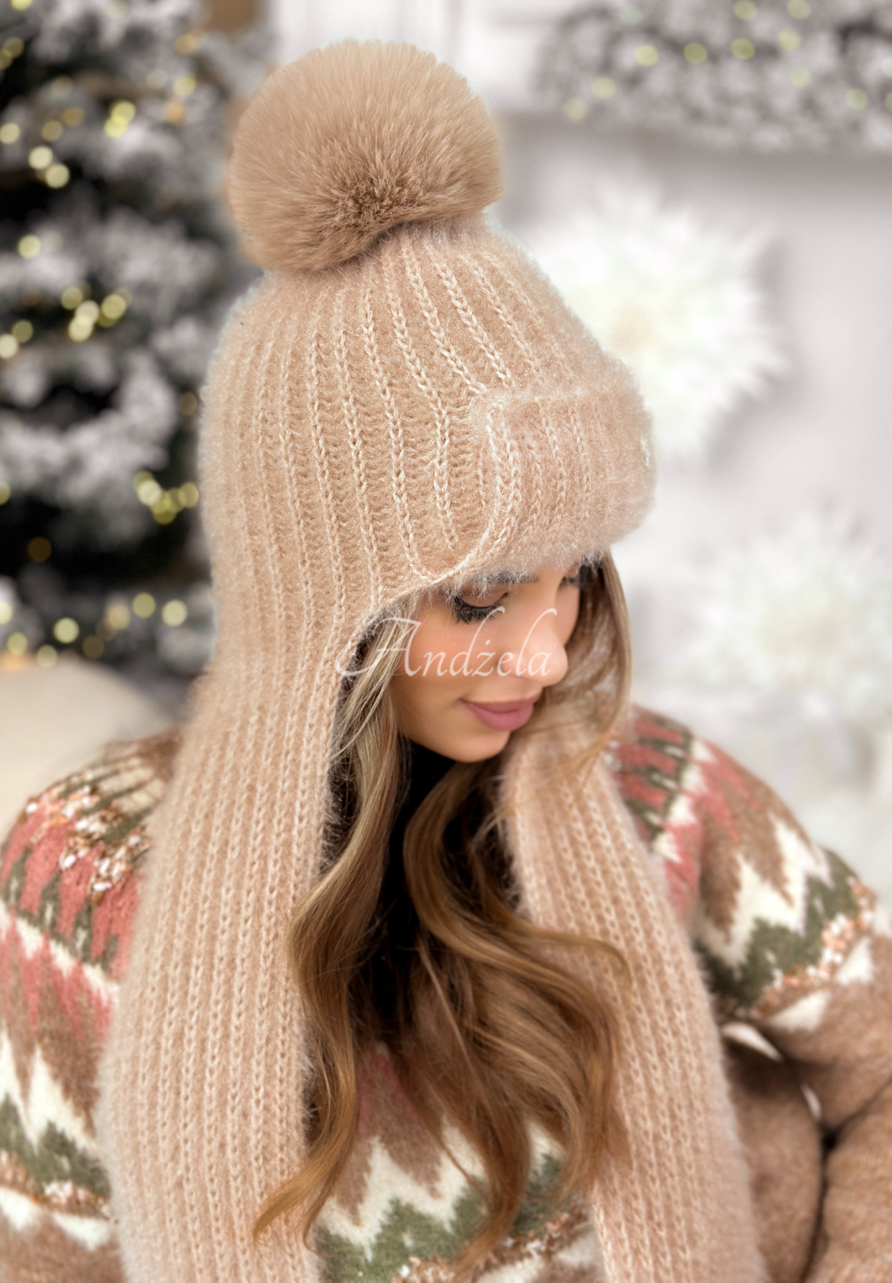 Căciulă cu fular tip balaclava Cold Season