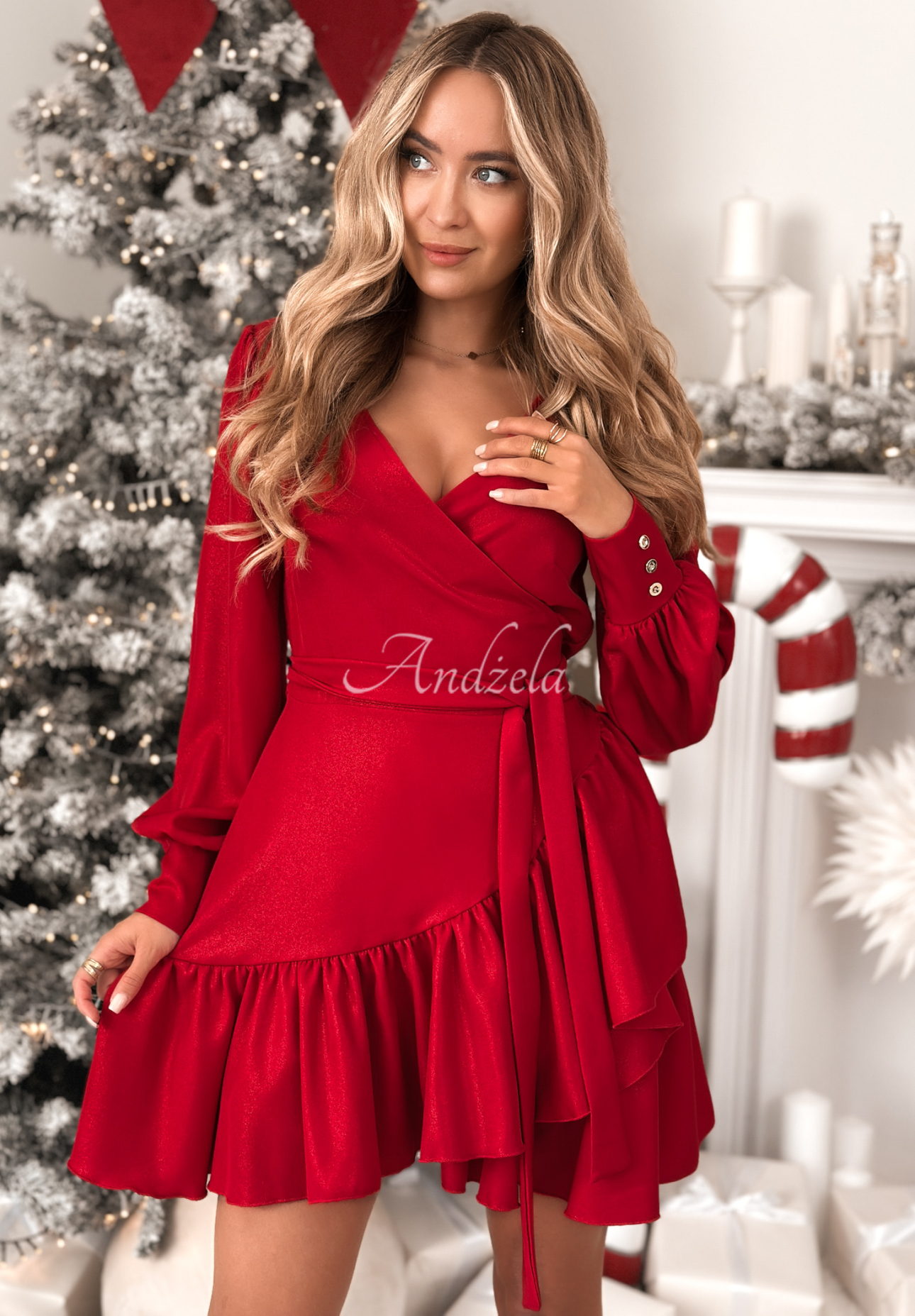 Rochie mini suprapusă strălucitoare cu viscoză Your Song