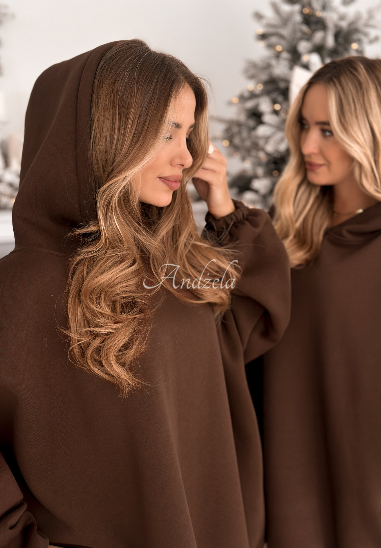 Hanorac lung oversize cu glugă Still Cute