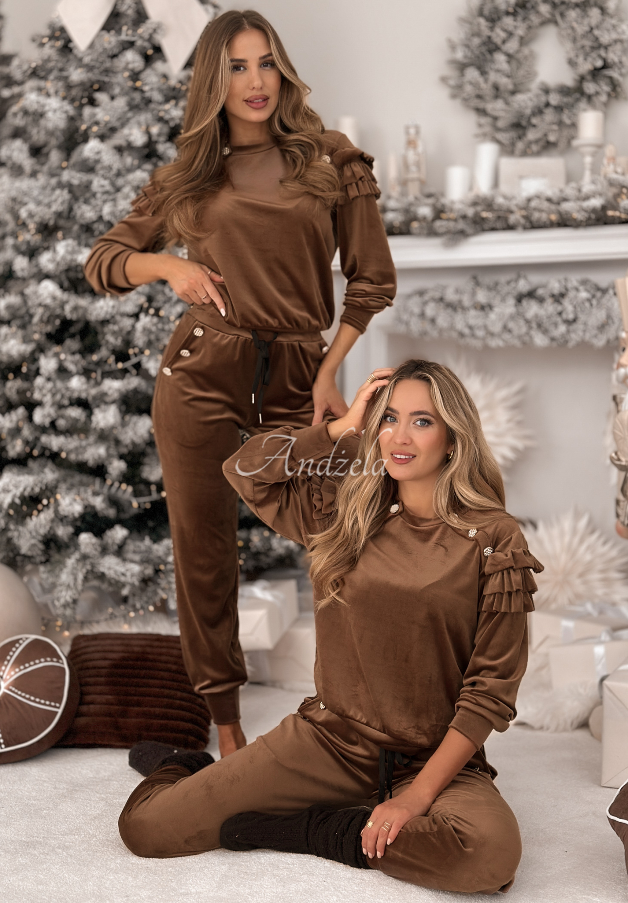 Setul de trening cu volănașe Just Two Of Us