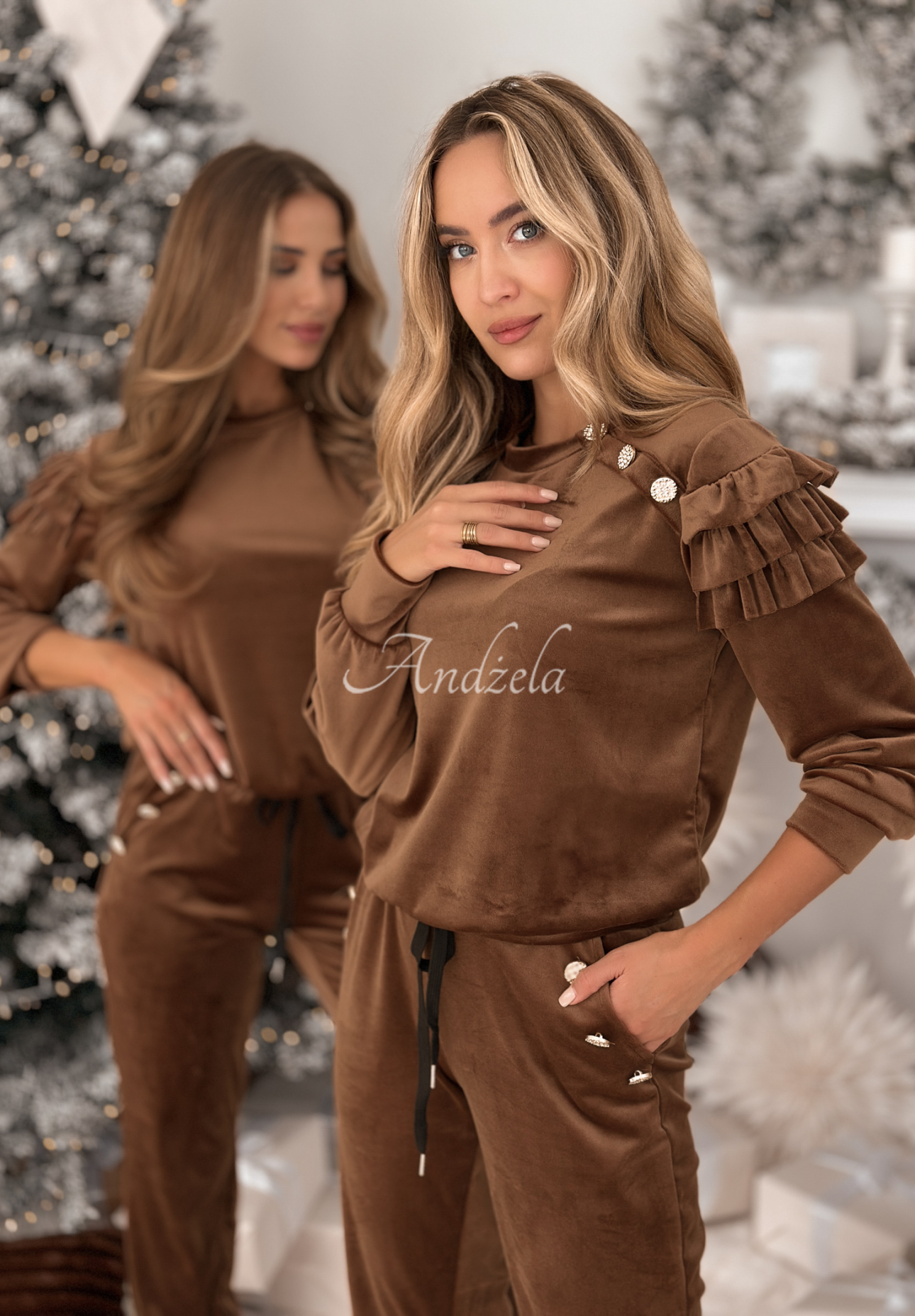 Setul de trening cu volănașe Just Two Of Us