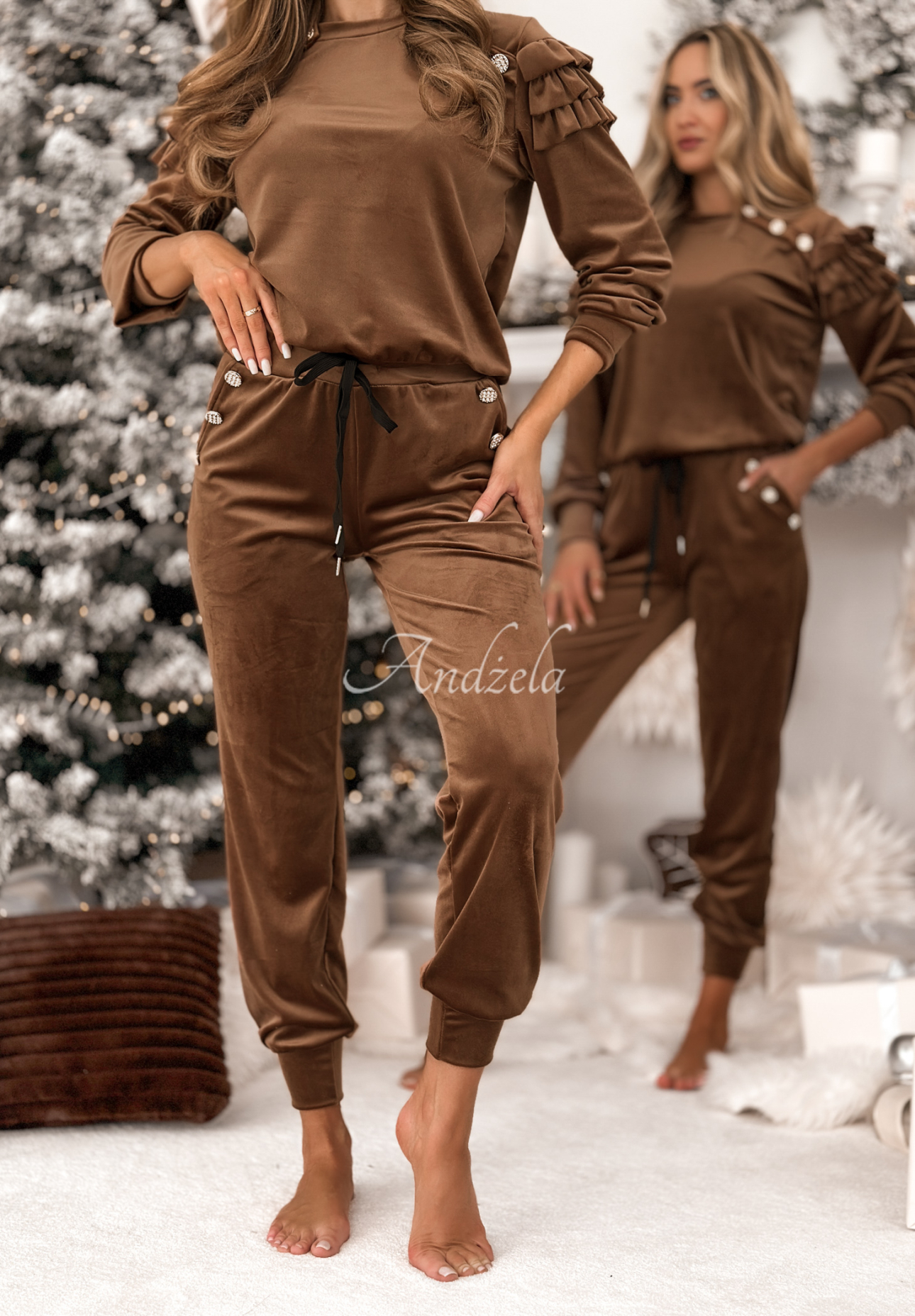 Setul de trening cu volănașe Just Two Of Us