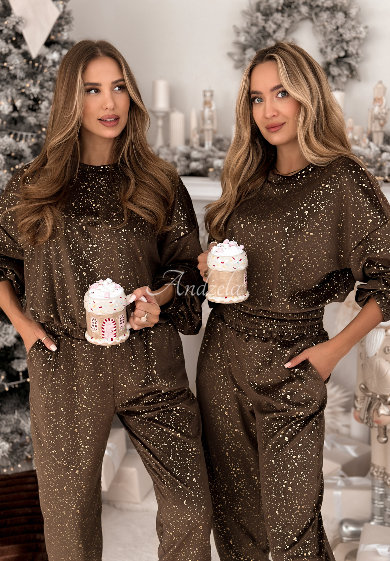 Set din velur Gold Twilight