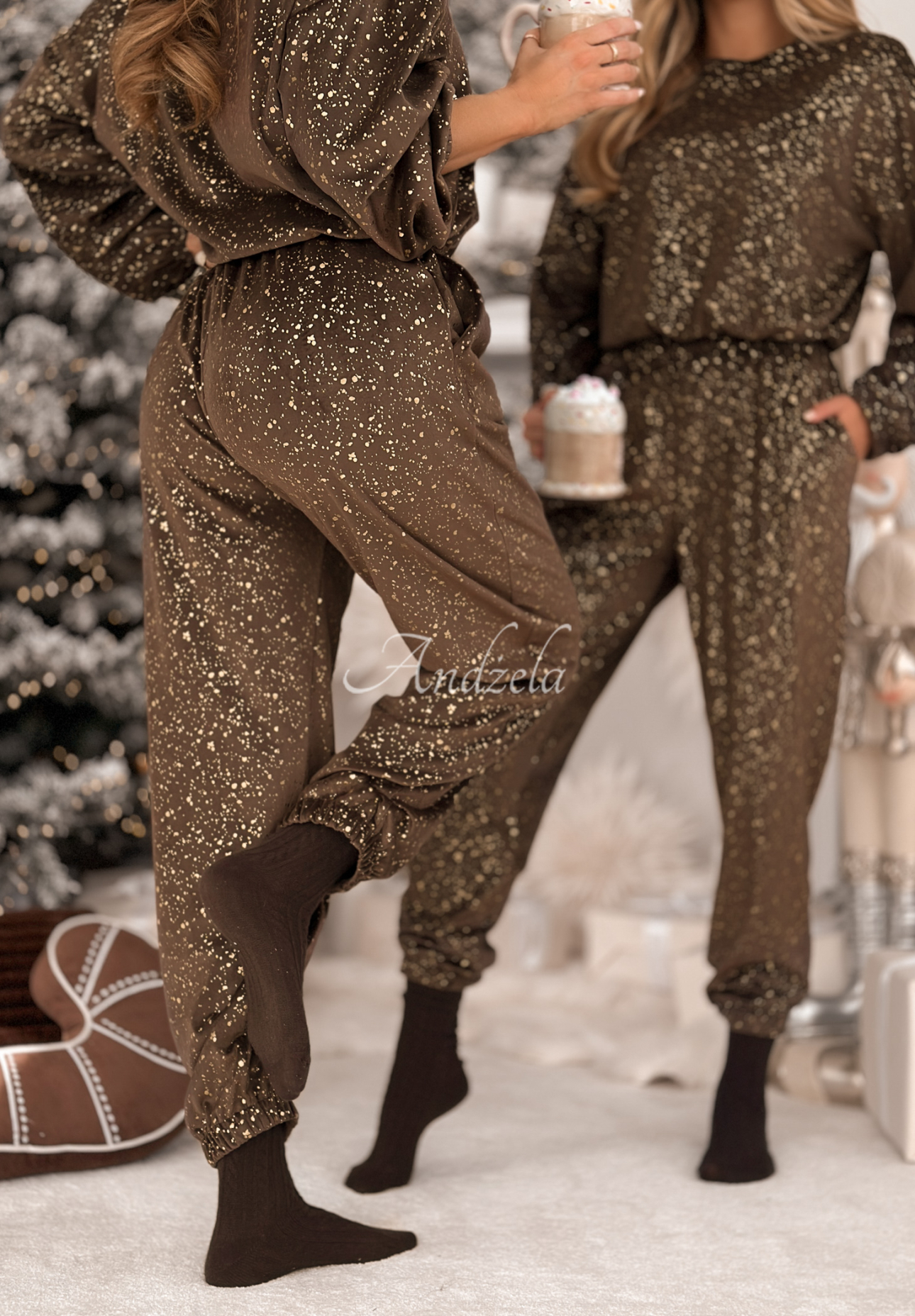 Set din velur Gold Twilight