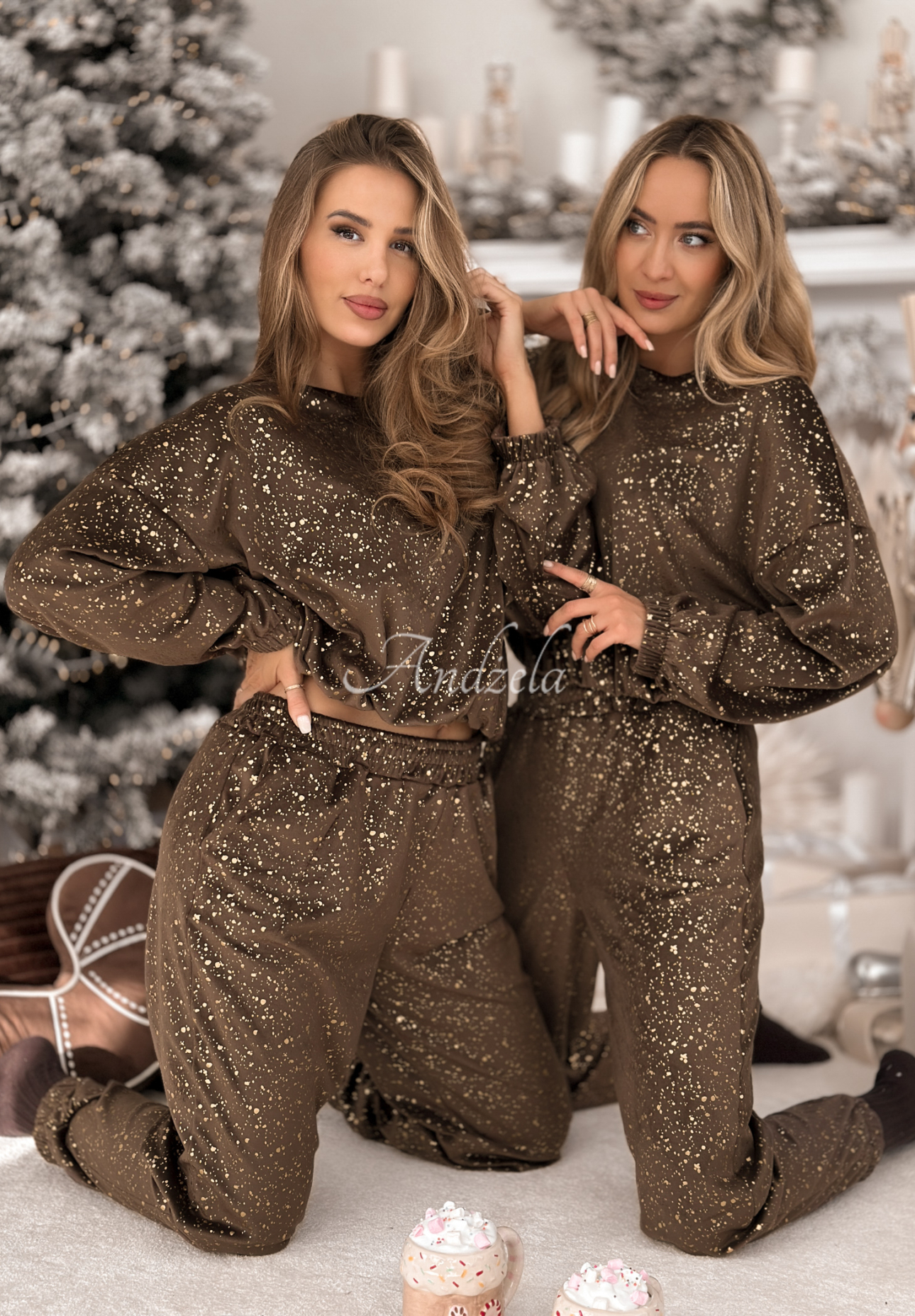 Set din velur Gold Twilight