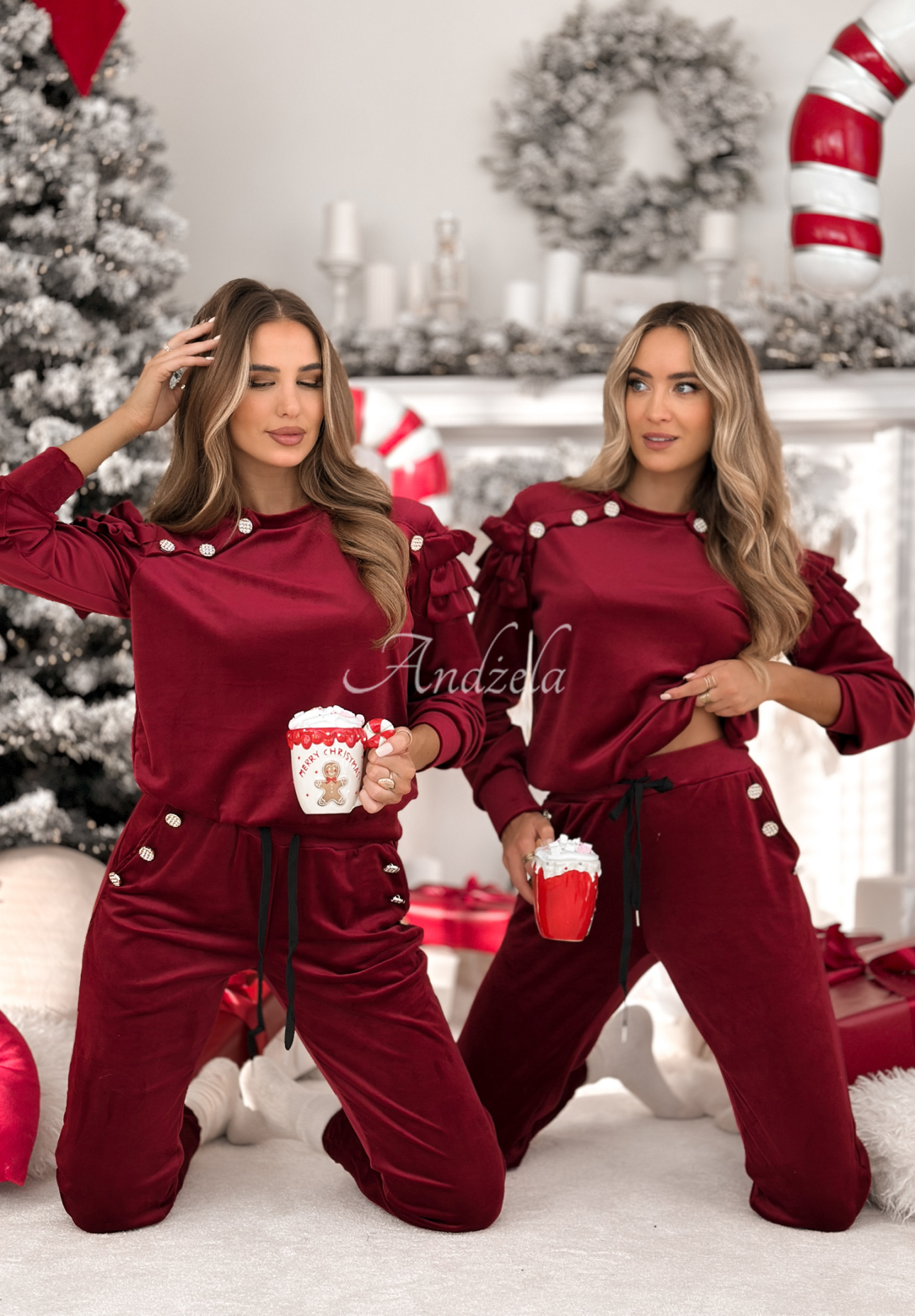 Setul de trening cu volănașe Just Two Of Us