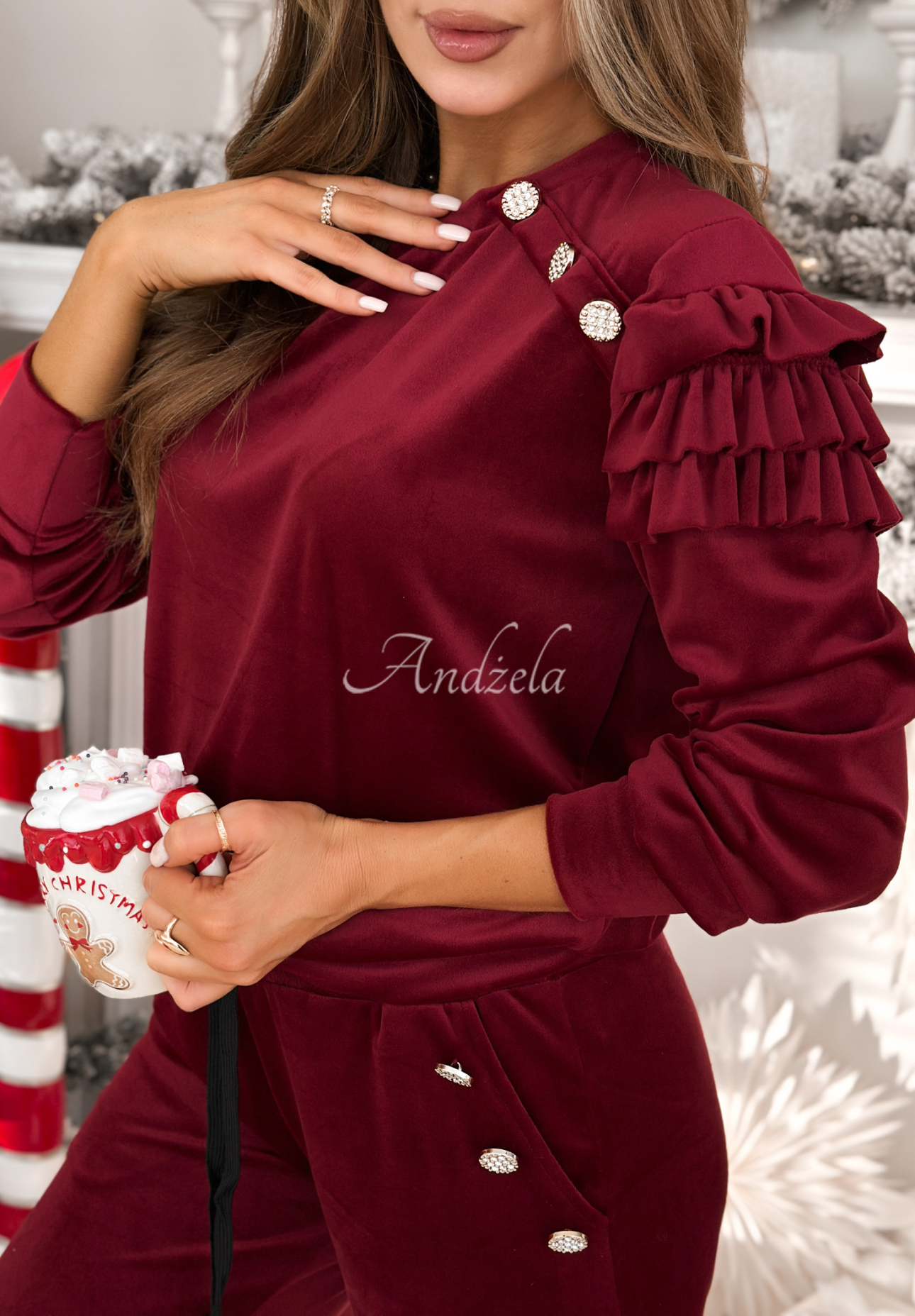 Setul de trening cu volănașe Just Two Of Us