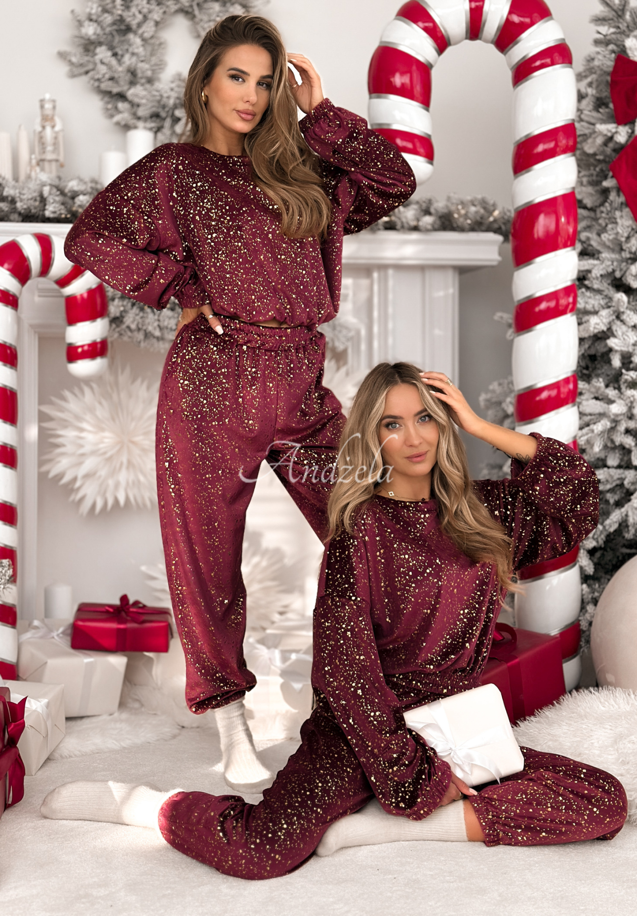 Set din velur Gold Twilight