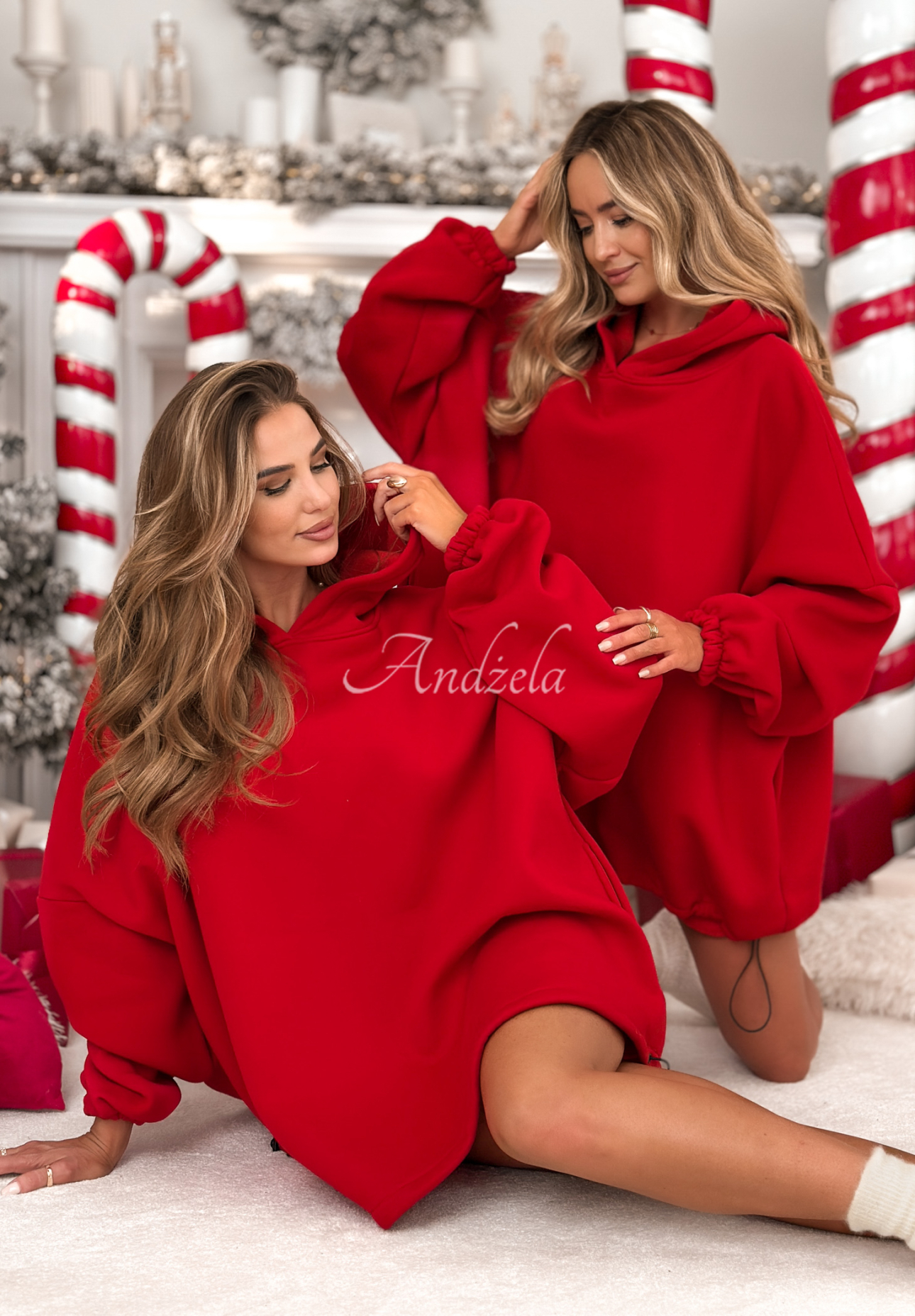 Hanorac lung oversize cu glugă Still Cute