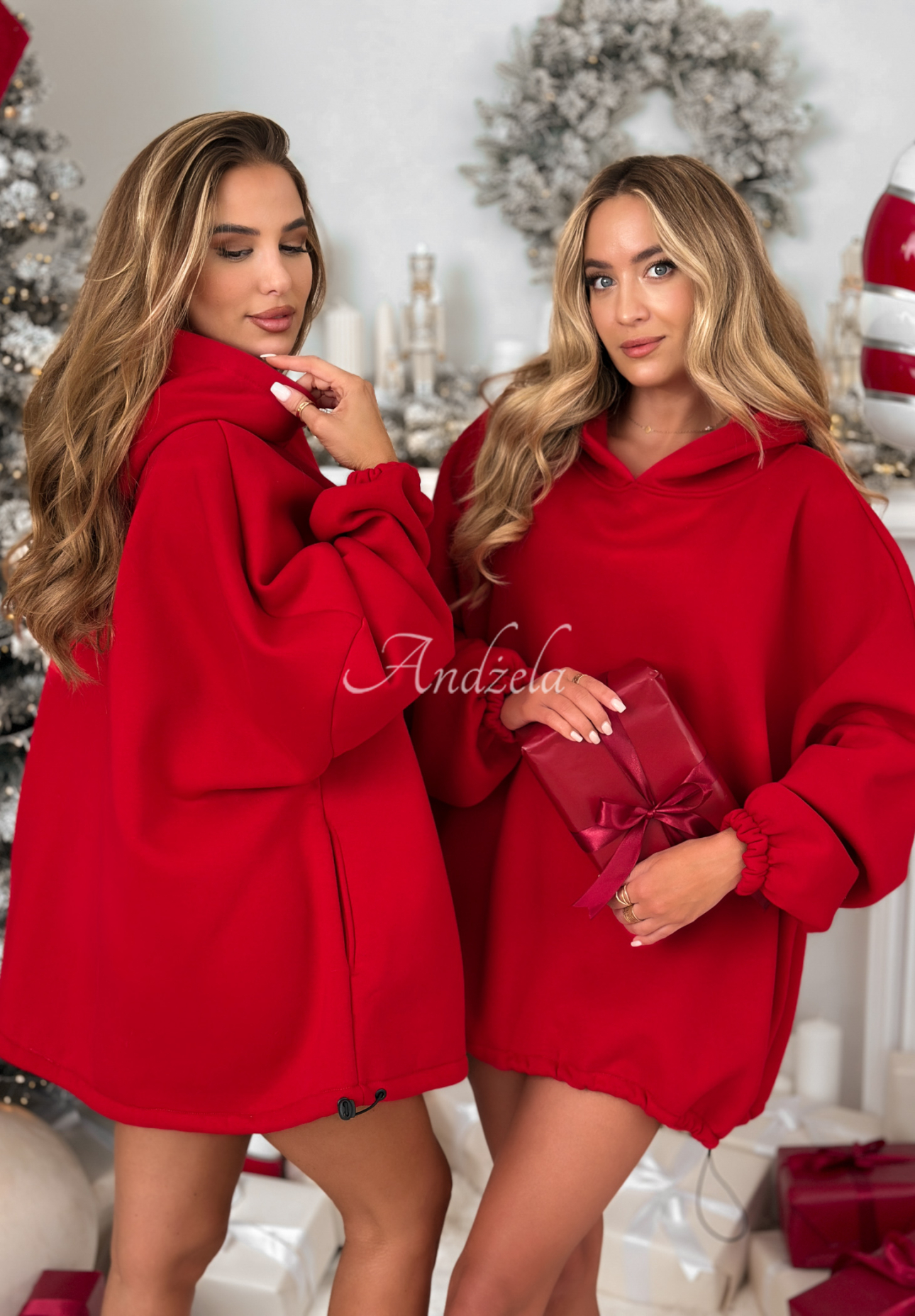 Hanorac lung oversize cu glugă Still Cute