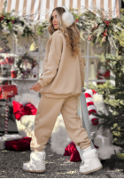 Compleu de trening Hanorac i Pantaloni Chill Code bej