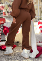 Compleu de trening Comfy Duette ciocolatiu