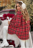 Cămașă w kratę Let Me Go roșie