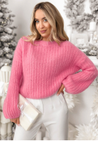 Pulover z szerokimi rękawami Better Than That roz