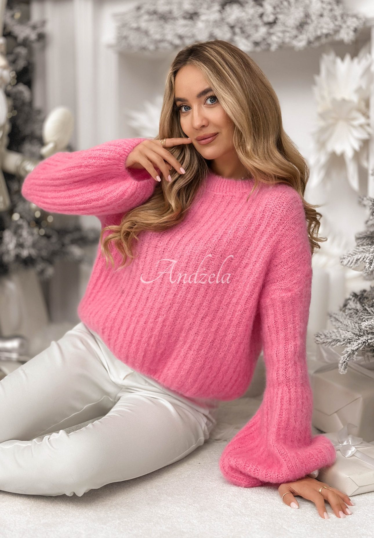 Pulover din mohair cu mâneci largi Better Than That