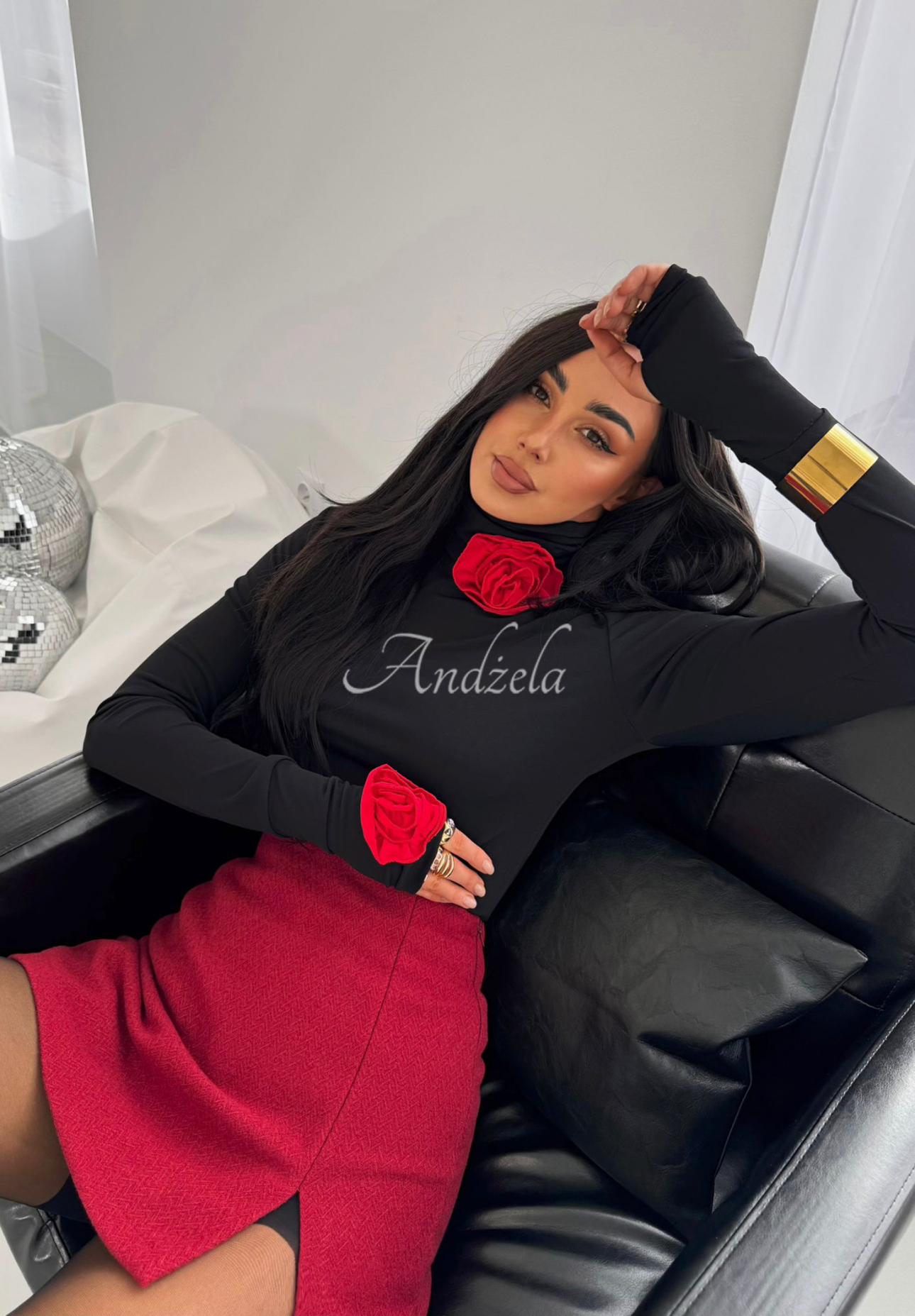 Fustă-pantalon mini cu fantă La Milla Got My Attention