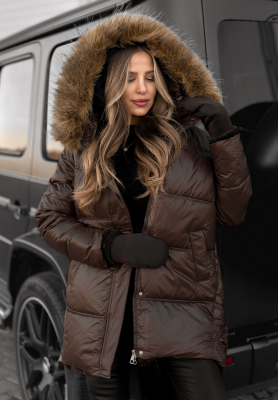 Geacă lungă matlasată Happy Season