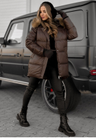 Długa Pikowana Geacă The Luckiest ciocolatie