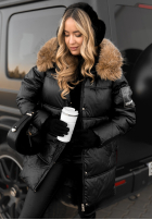 Długa Pikowana Geacă The Luckiest negru