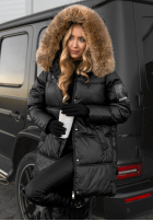 Długa Pikowana Geacă The Luckiest negru