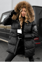 Długa Pikowana Geacă The Luckiest negru