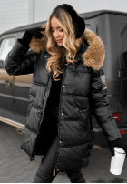 Długa Pikowana Geacă The Luckiest negru