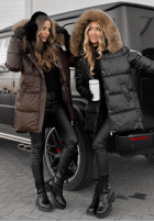 Długa Pikowana Geacă The Luckiest negru