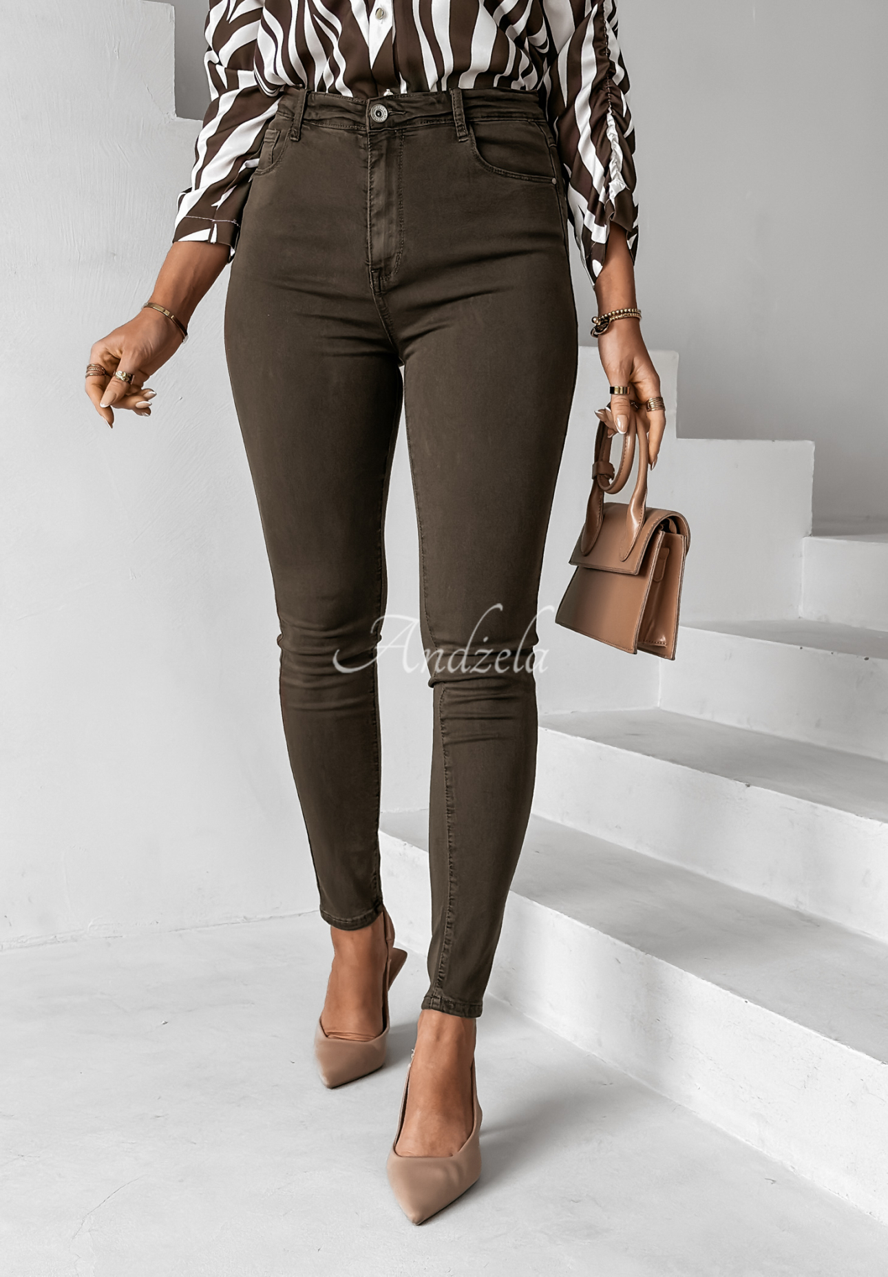 Pantaloni skinny Kendriss din denim