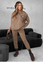 Compleu de trening Hanorac i Pantaloni Inside Out bej