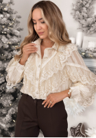 Cămașă cu jabou din dantelă Holiday Memories