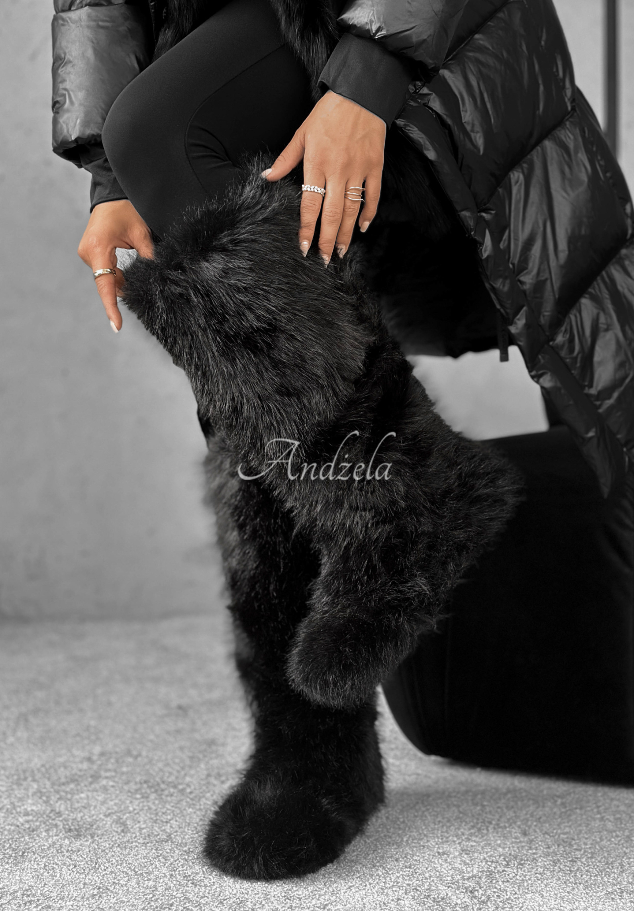 Cizme cu blăniță Grizzly Bear