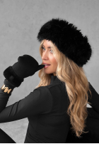 Bentiță z futerkiem Not To Allow negru