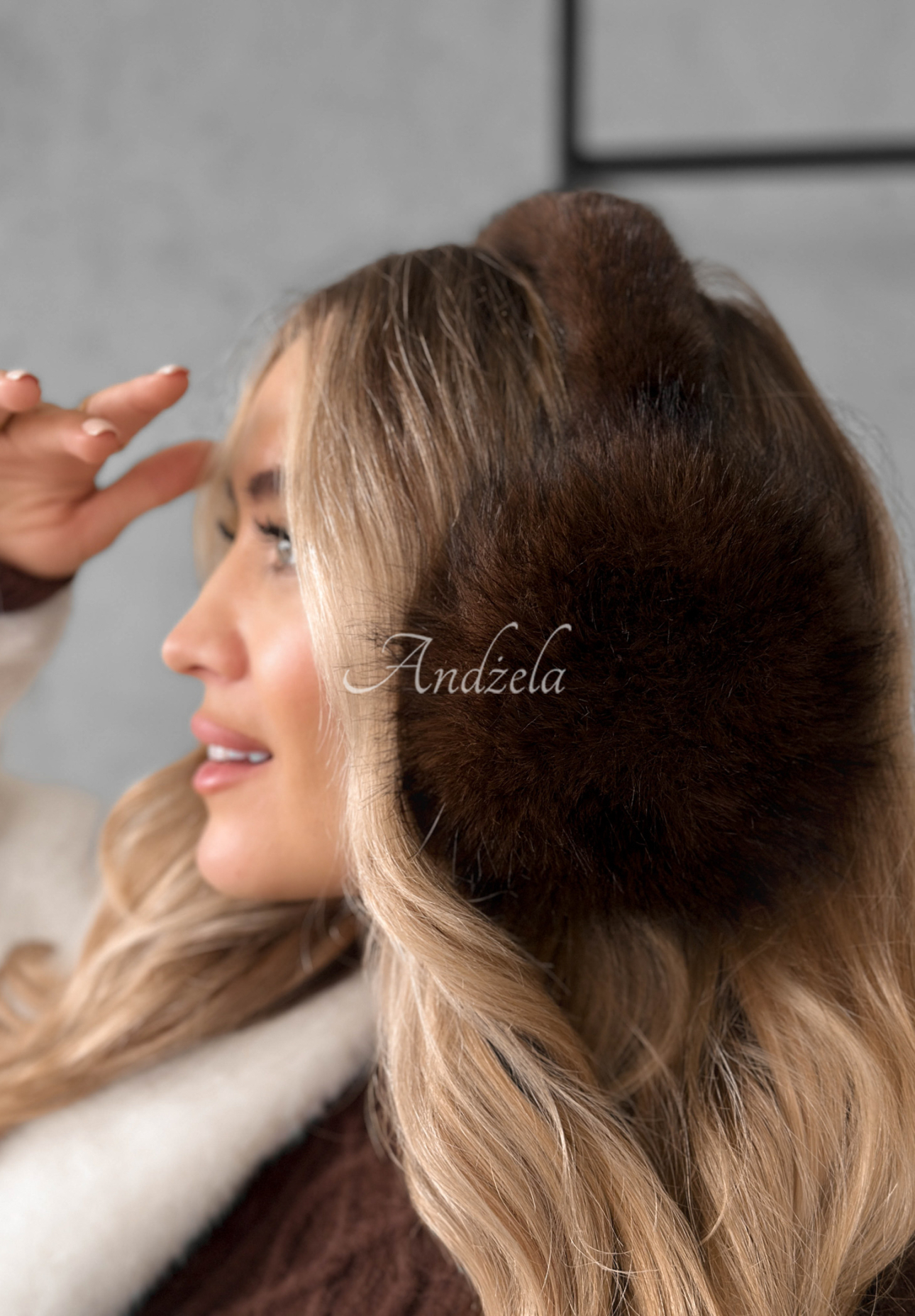 Căști din blană pentru urechi Warm Memories