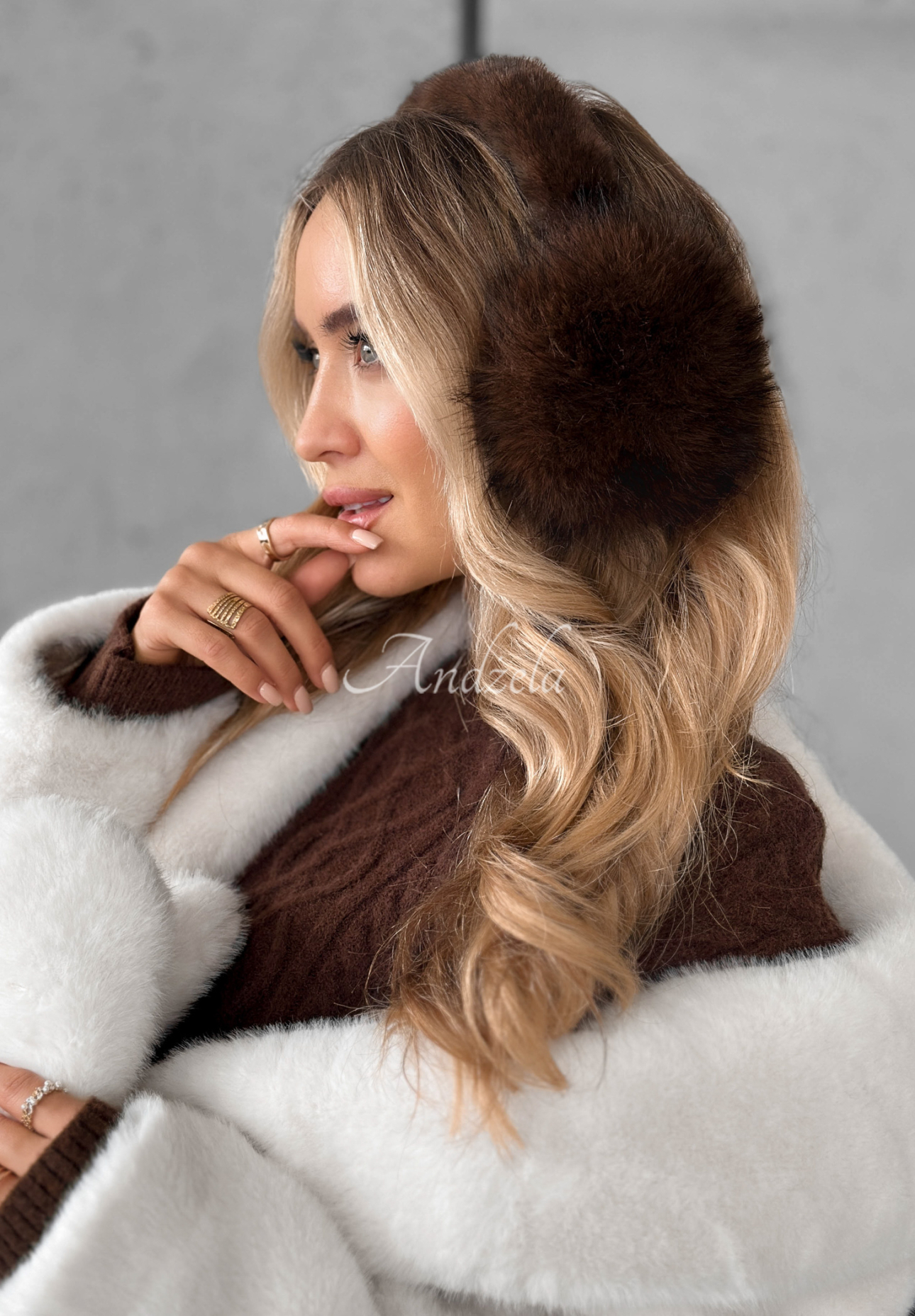 Căști din blană pentru urechi Warm Memories